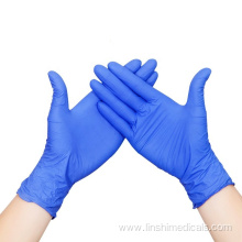 personal protective equipment in industry non-sterile free latex gloves nitrile blue gloves waterproof